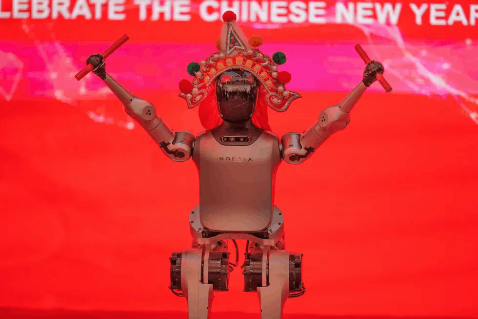 en china los robots tambien celebrar