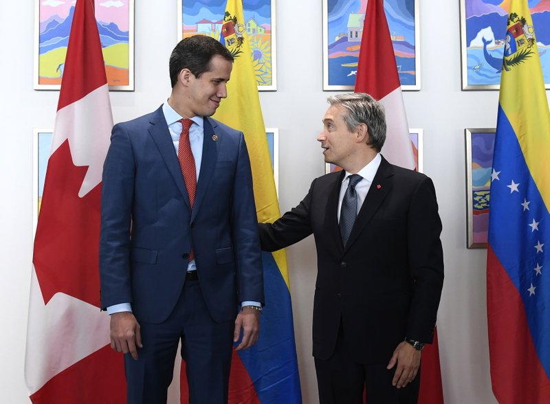 L&iacute;der de oposici&oacute;n venezolano Guaid&oacute; busca apoyo en Canad&aacute;