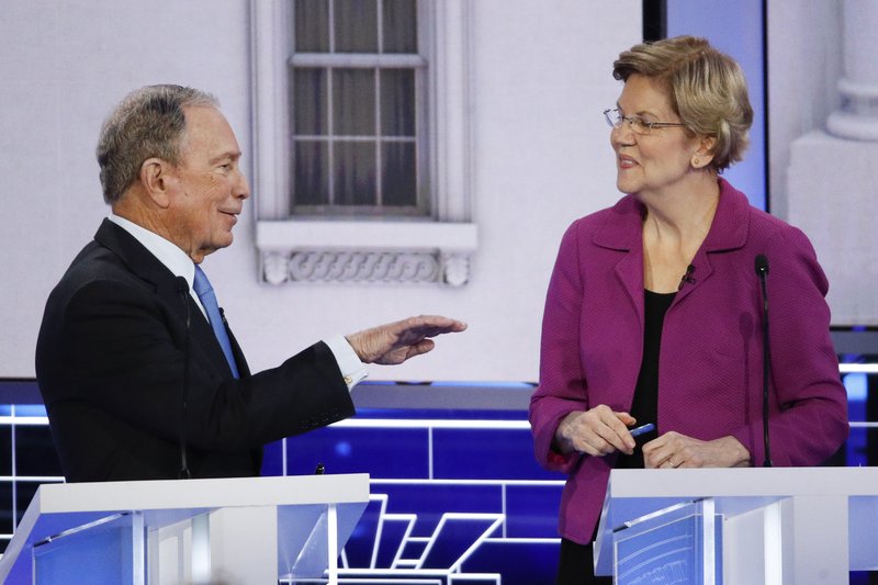 Bloomberg y Sanders, los más atacados en el debate demócrata